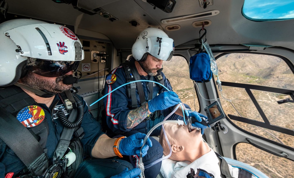 Air Methods Medics Helicopter Ambulance