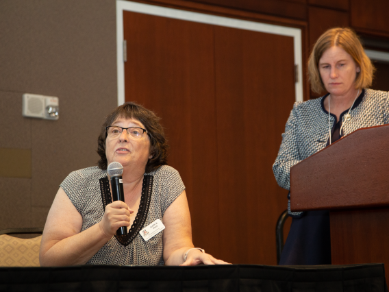 Judith Hunt, MD, Ponderosa Family Care, and Sharry Veres, MD, Chair, Department of Family, Community and Preventive Medicine, University of Arizona College of Medicine
