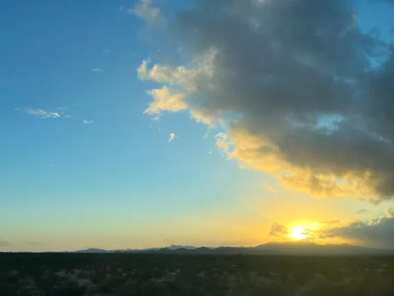 sunset near Gila Bend