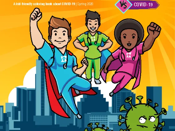 ChoR Defenders coloring book COVID