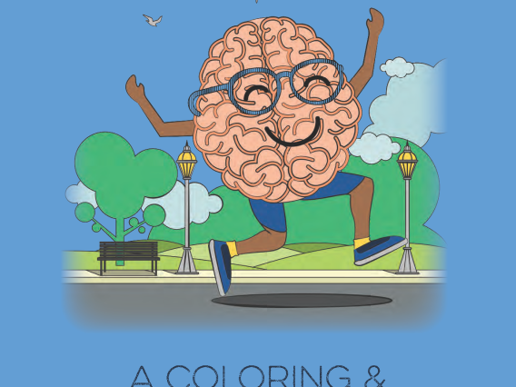Stand up to Stress coloring book cover