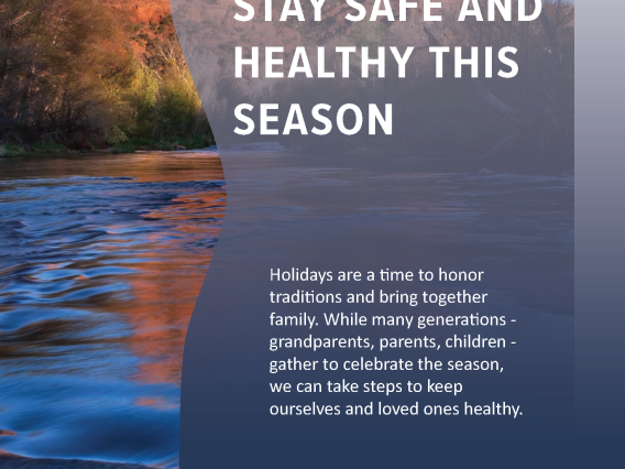 cover image for stay safe and healthy this season folder