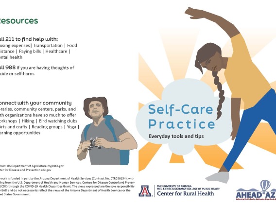 self-care practice brochure cover