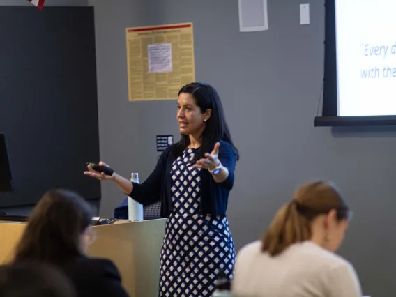 Tara Sklar presents in a breakout session