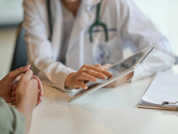 doctor and patient hands