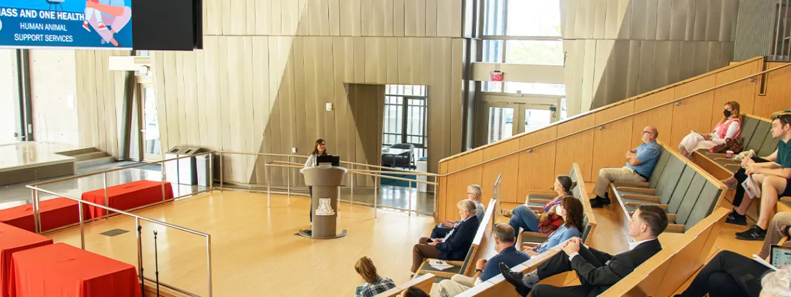 Researchers attending the One Health Symposium organized by University of Arizona Health Sciences