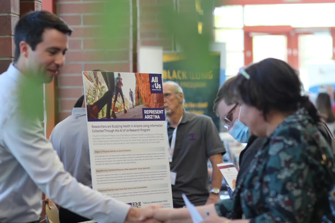 The All of Us Research Program - exhibitor at the conference.