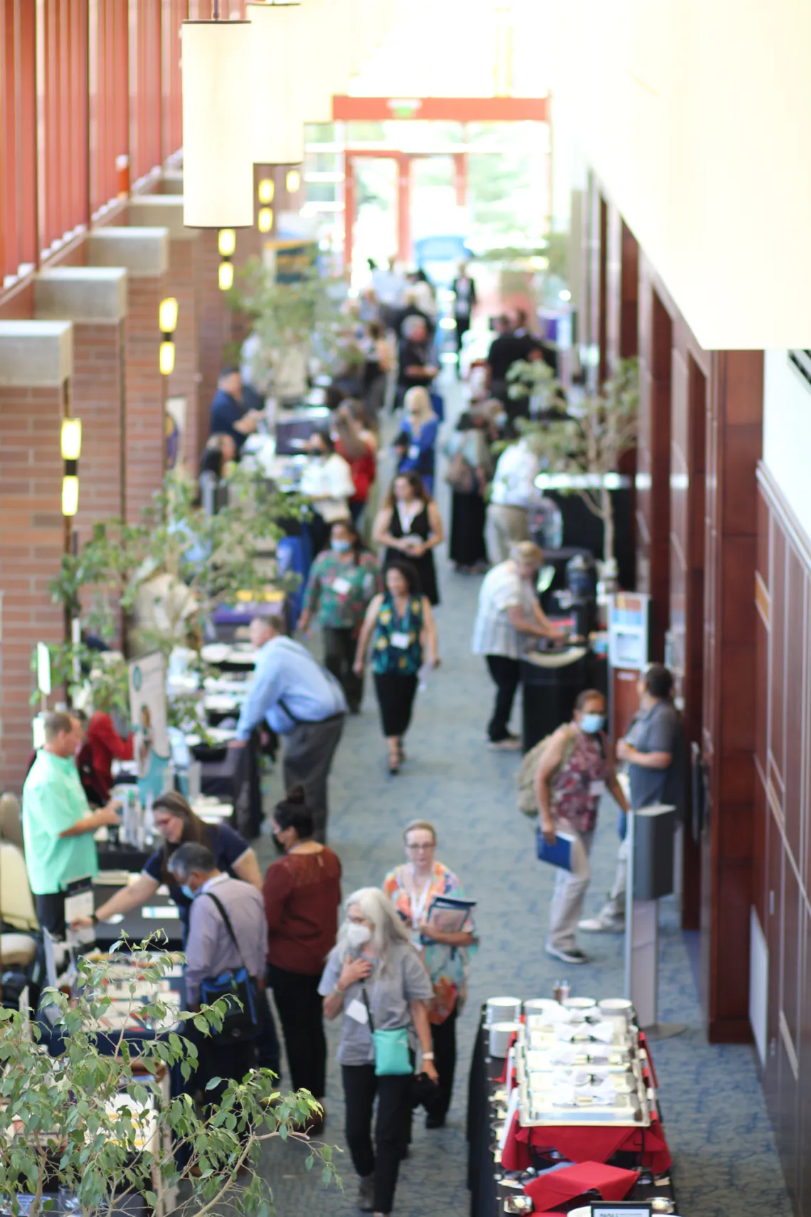 Exhibit area at the AZ Rural Health Conference