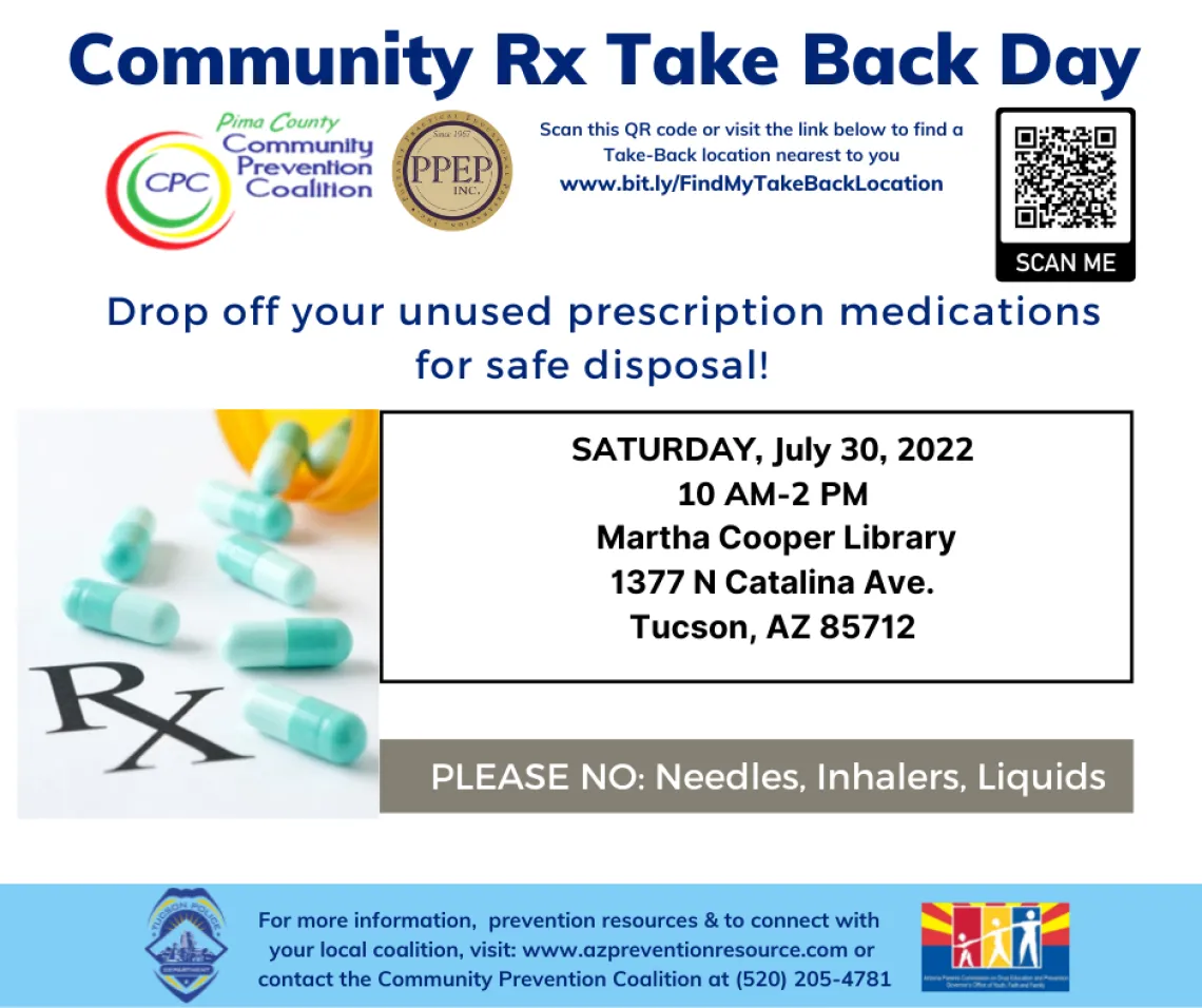 Community Rx Take Back Day - Tucson