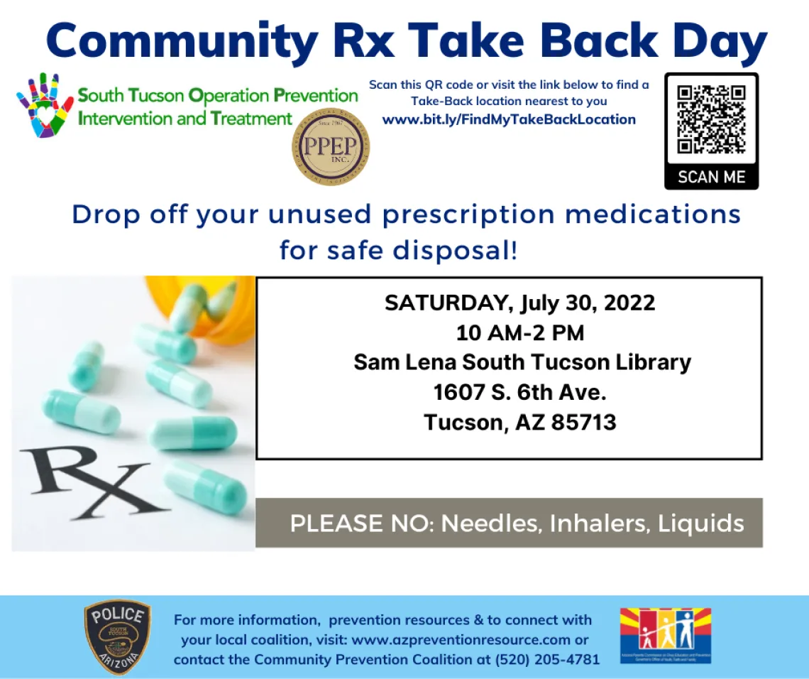 Community Rx Take Back Day - South Tucson