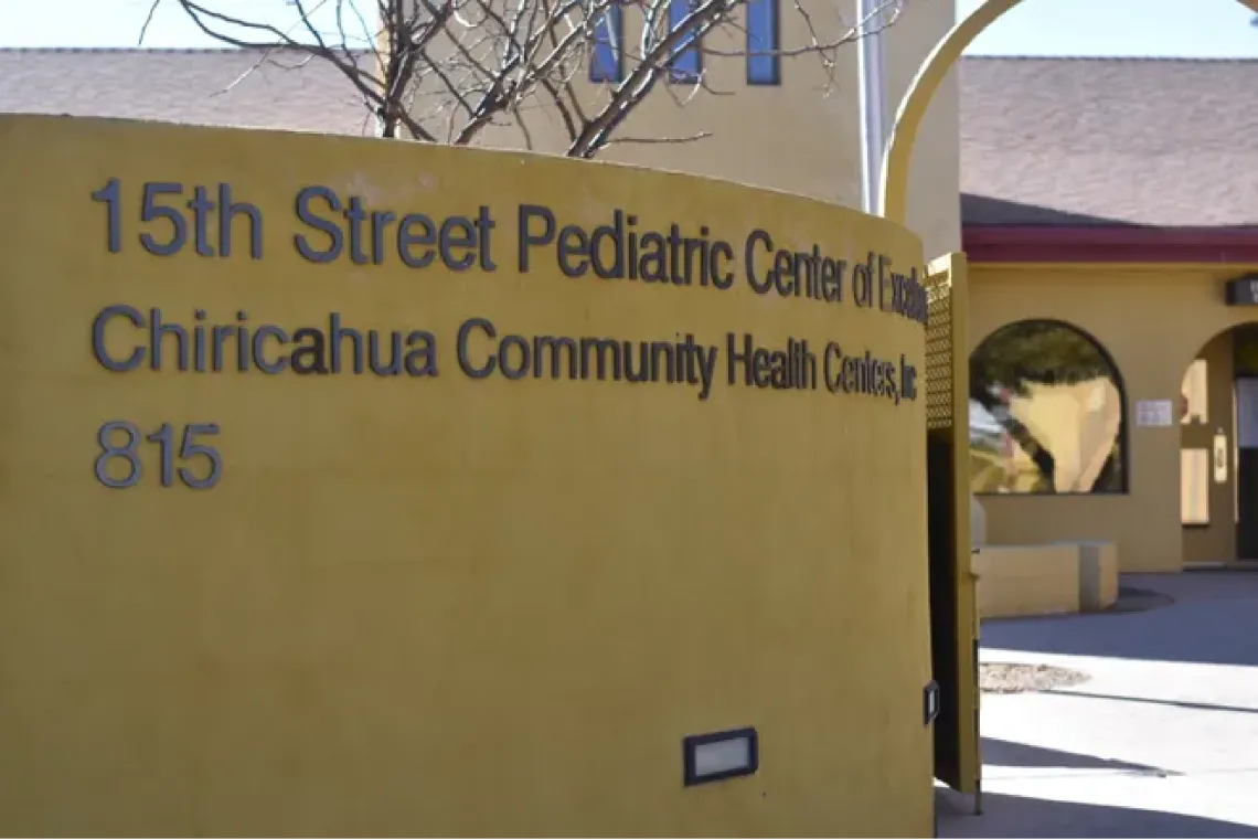 sign for 15th street pediatric center