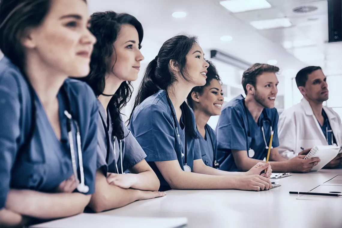 medical students in the classroom