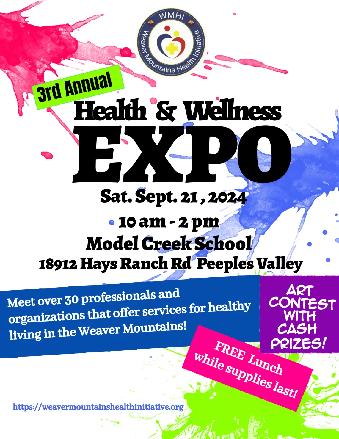 health and wellness expo flyer