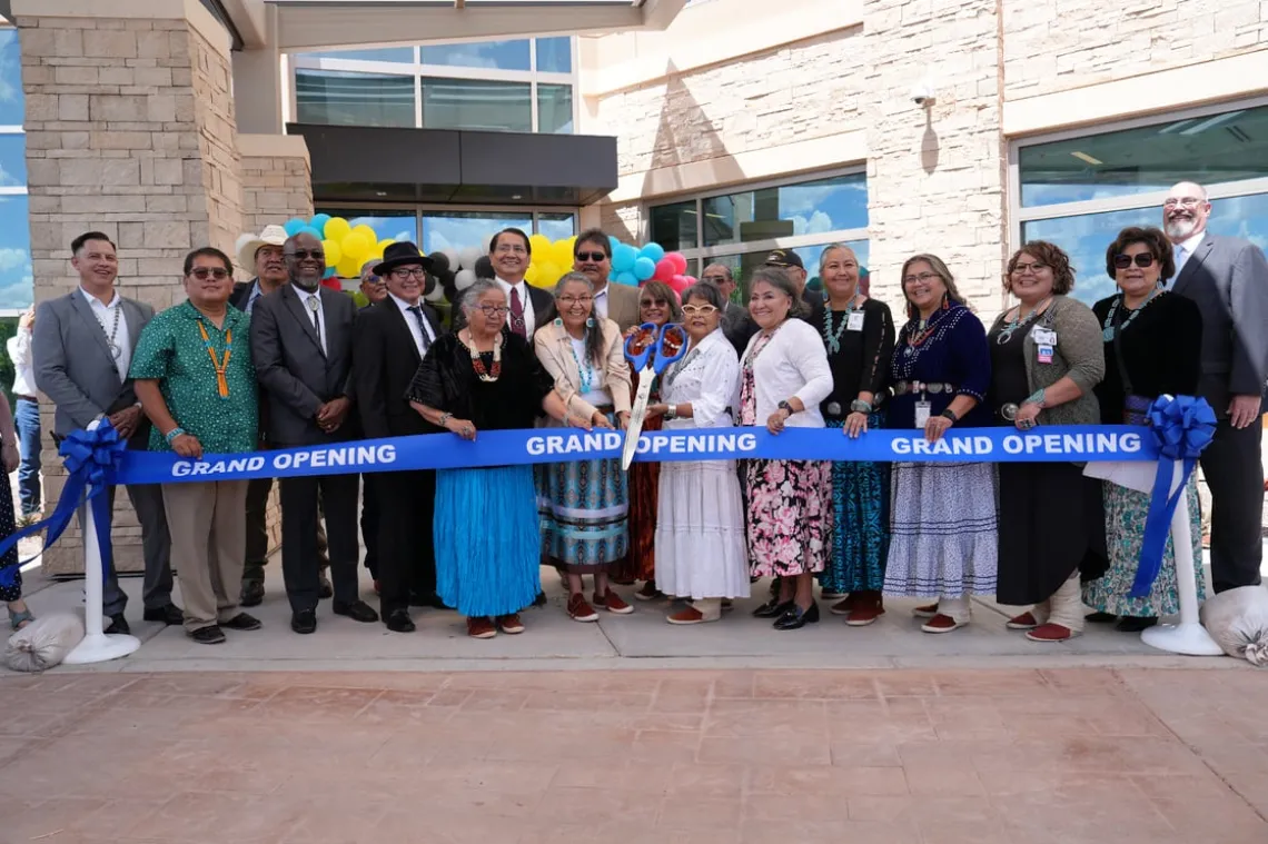 ribbon cutting at sage memorial grand opening