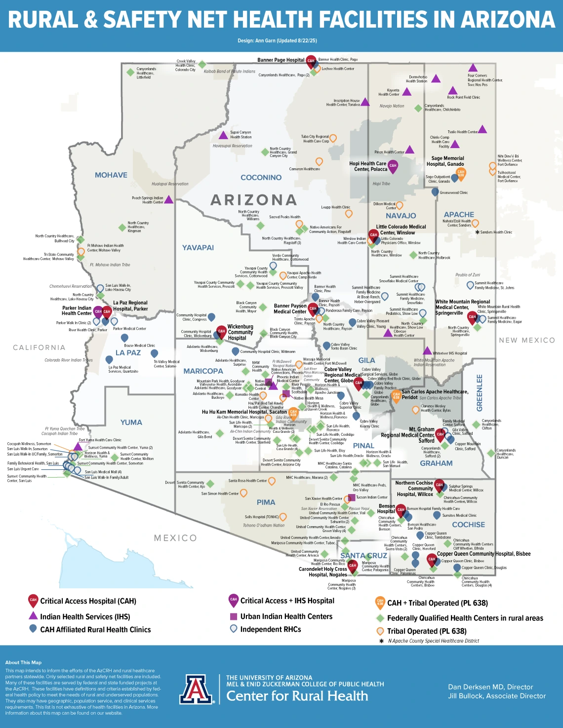 2025 Arizona Rural Safetynet map