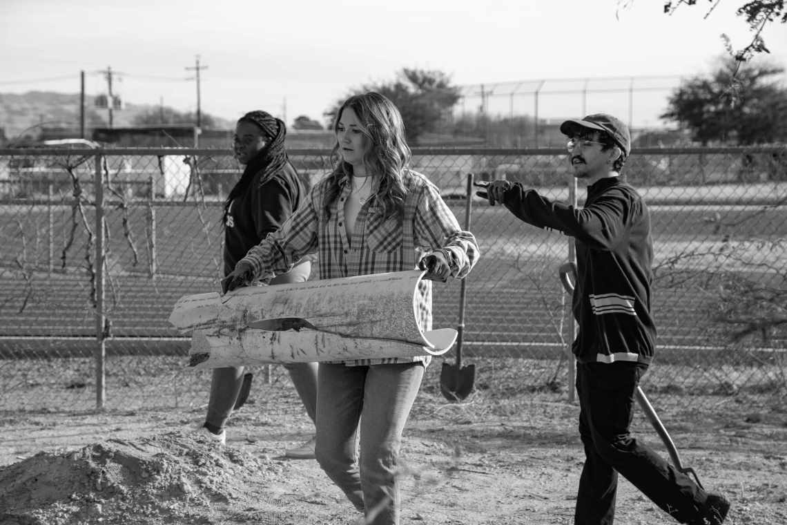RHPP service learning students in the field
