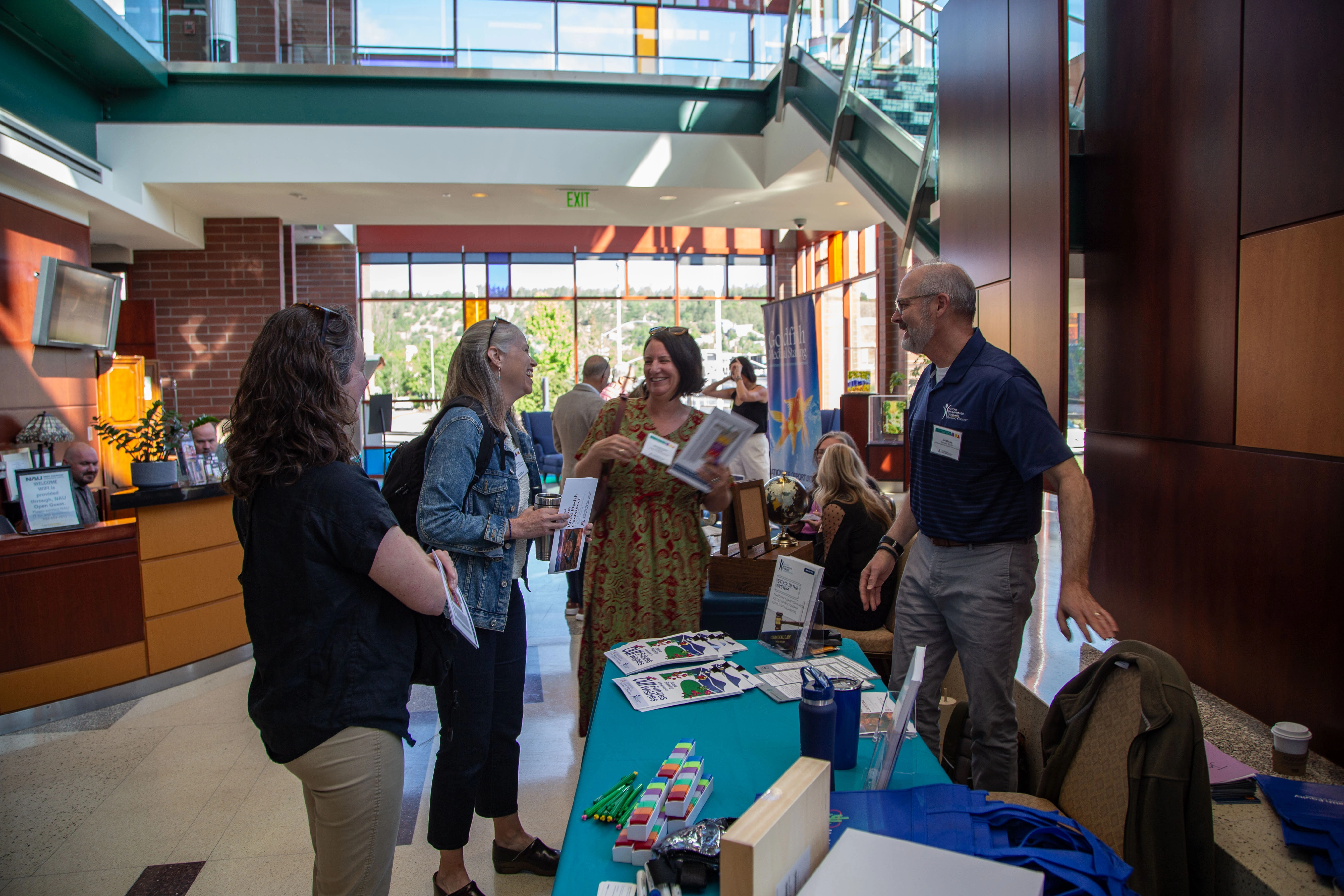 Attendees and vendors