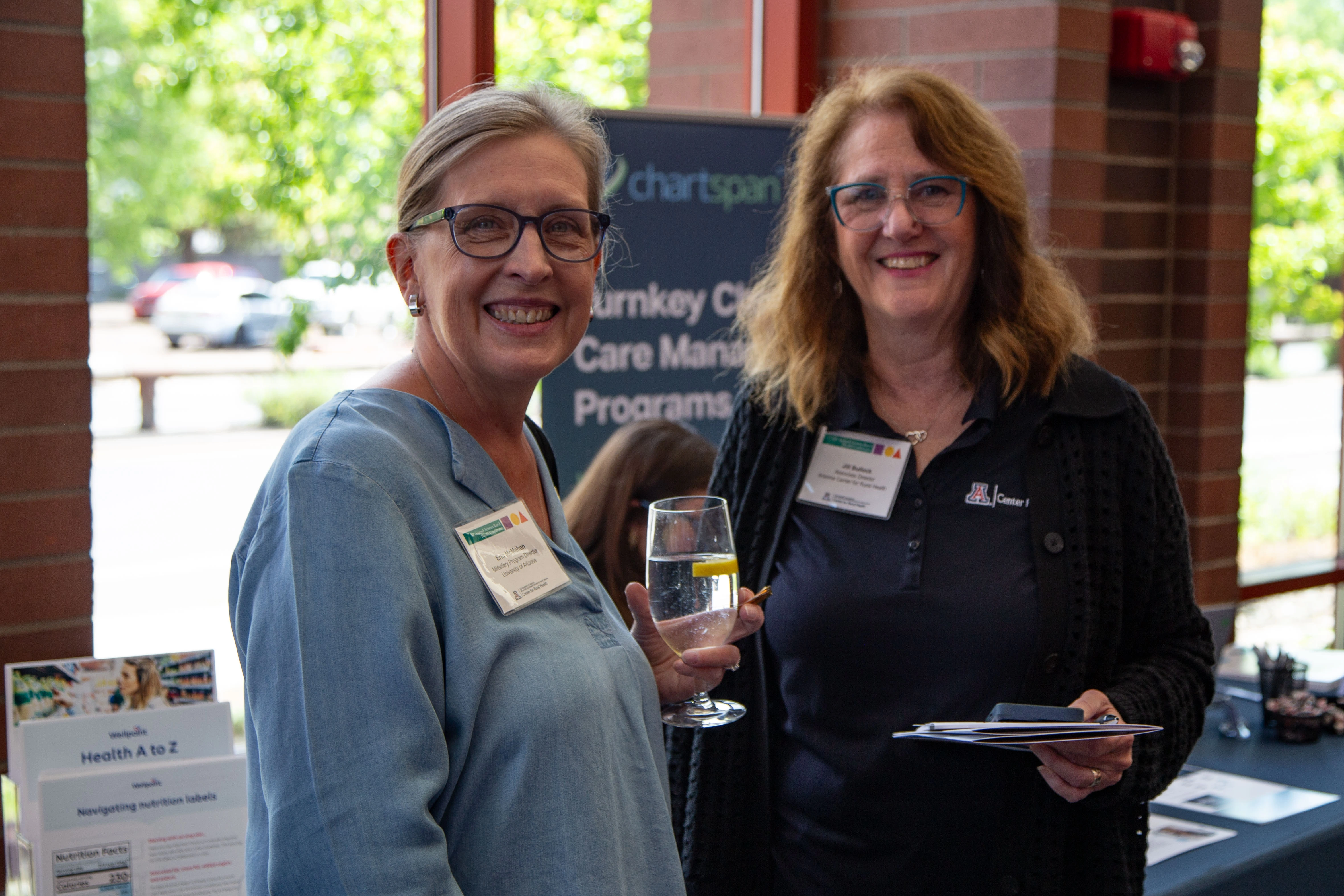 Erin McMahon with Jill Bullock