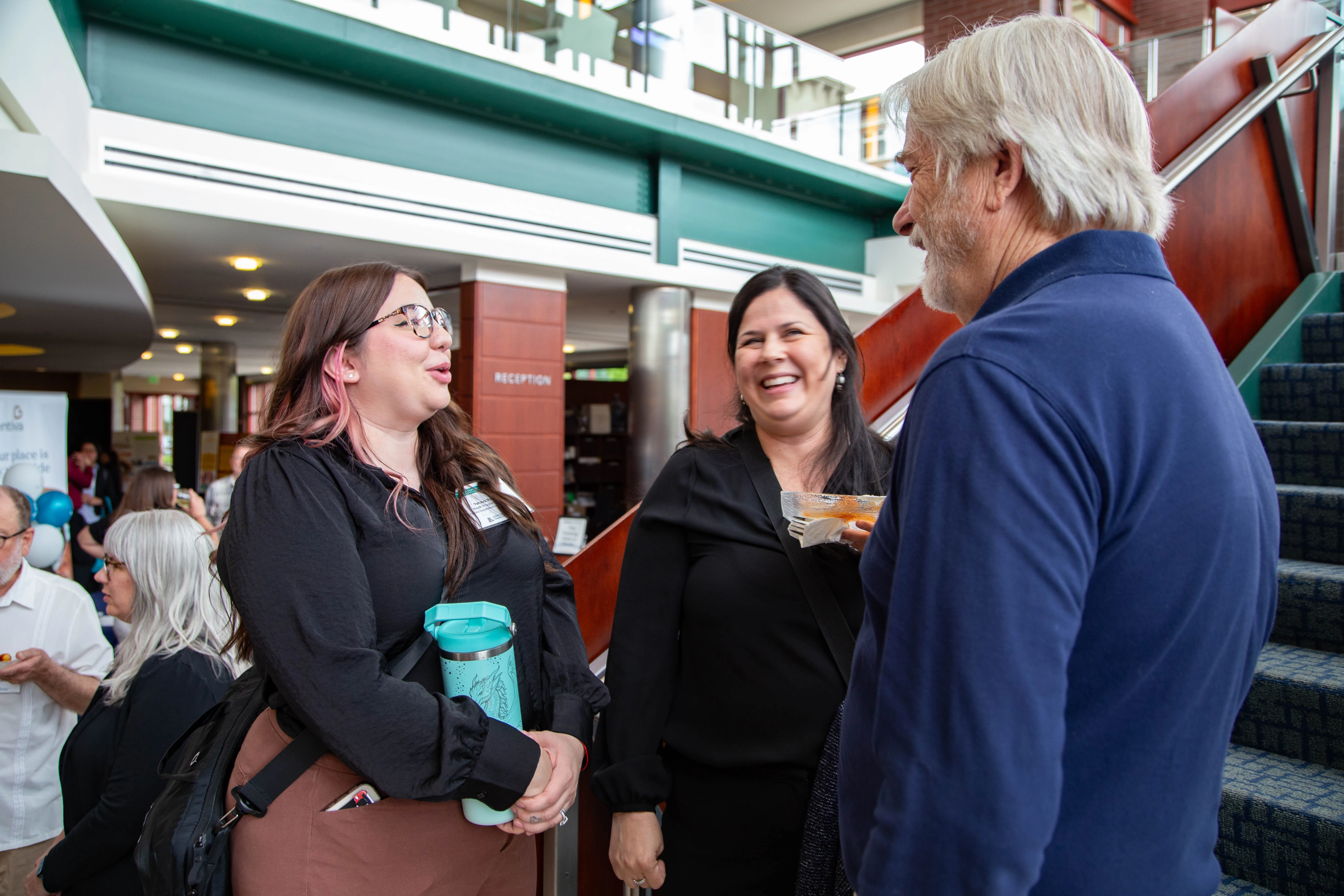 attendee, Edith Di Santo with Dan Derksen