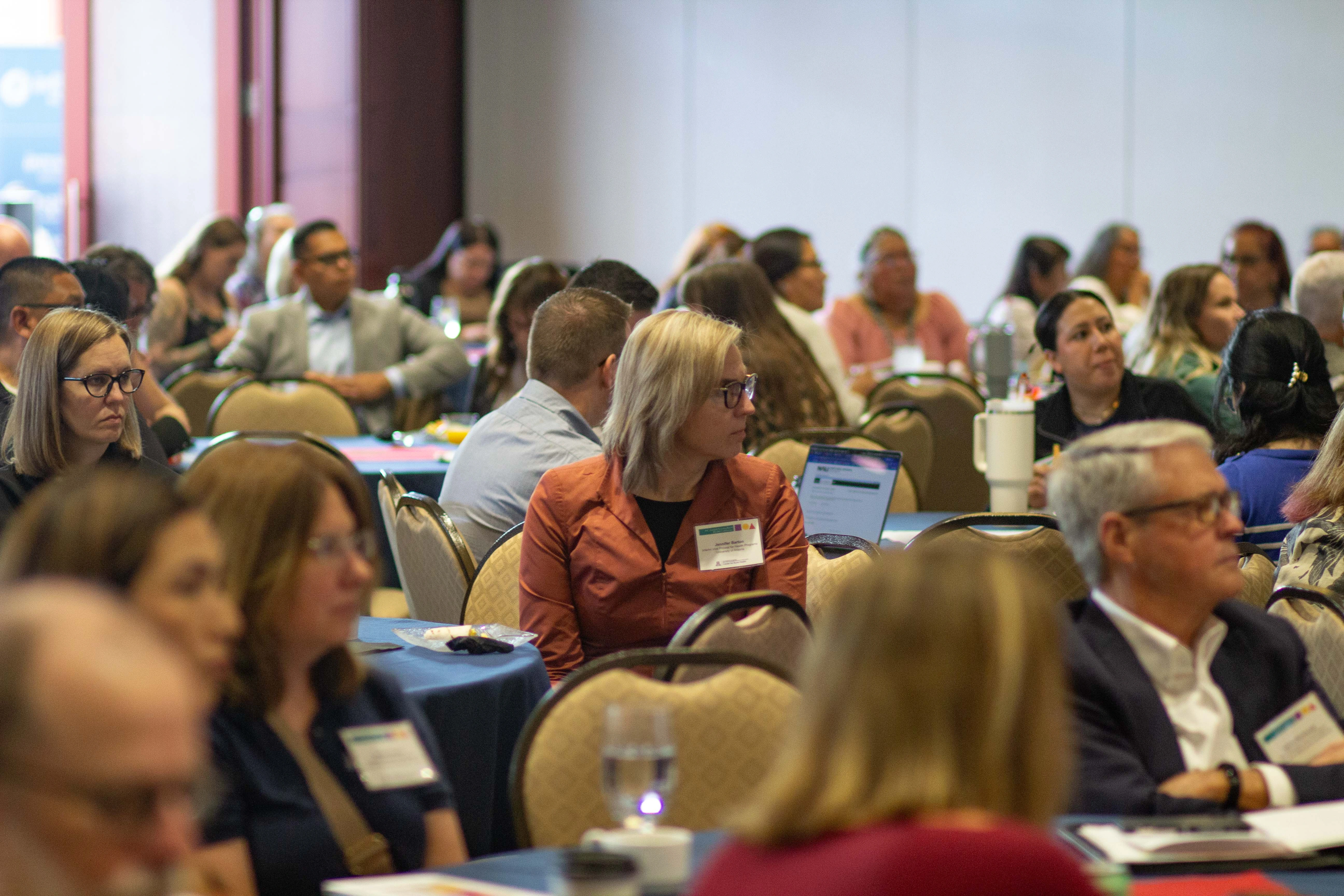 Jennifer Barton in the audience