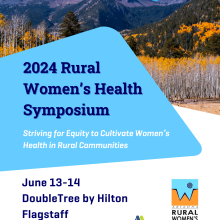 flyer for Rural Women's Health Symposium