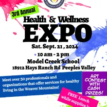 health and wellness expo flyer